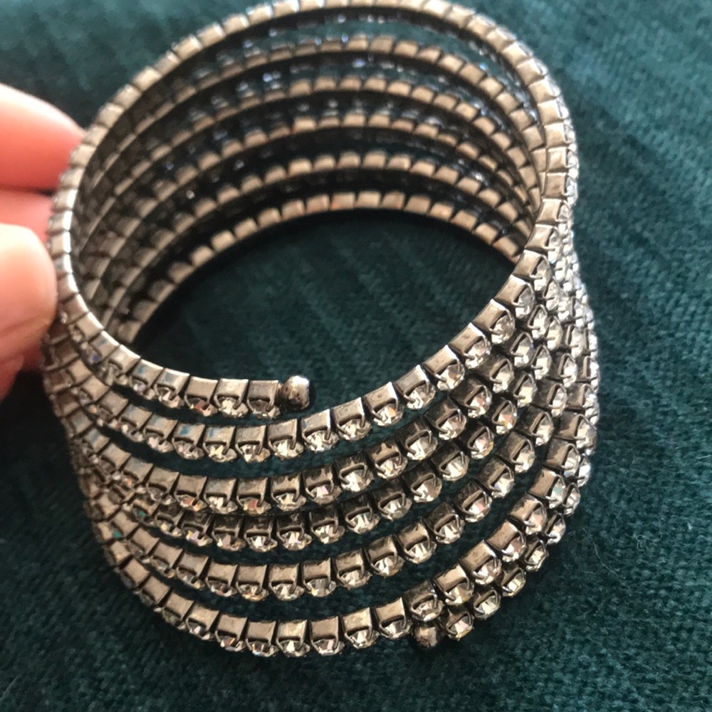 Crystal Adjustable Bangle - image 4